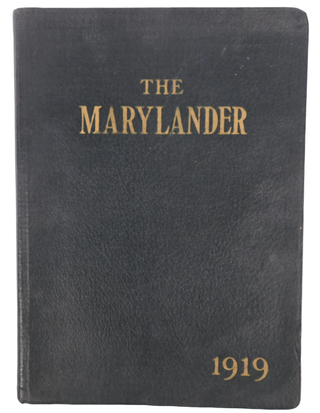 Item #18966 1919 Maryland College for Women Yearbook "The Marylander". Maryland,...