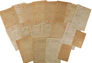Item #18969 Archive of Twenty Letters Written During the Holocaust Between a Jewish Professional...