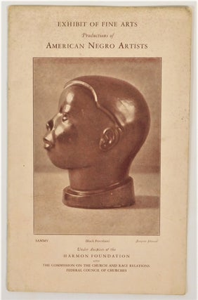 Harmon Foundation Exhibit of Fine Arts Productions of American Negro Artists, New York, 1928. African-American Art, Harlem Renaissance.