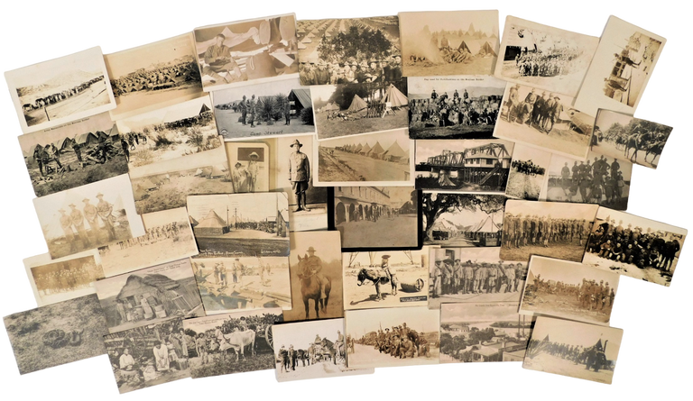 Item #19009 Mexican Border War Large Photo Archive in Texas, New Mexico, and Across the Border, Including Images of US Troops in Pursuit of Pancho Villa in 1914-1916. Photography Mexican Border War.
