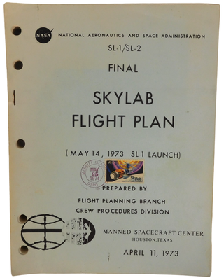Item #19034 NASA Final "Skylab Flight Plan", Texas, 1973. Space, NASA