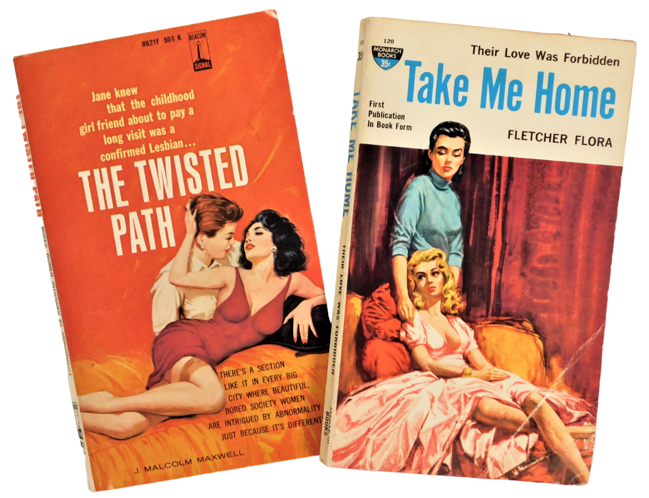 Two Early Lesbian Pulps Pulp Lesbian 