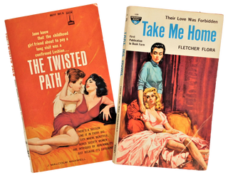 Two Early Lesbian Pulps. Pulp Lesbian.