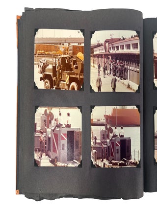 Vietnam War Era U.S. Army Engineer Unit at Oakland Army Base Multiracial Military Life Photo Album Early 1970s