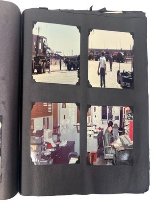 Vietnam War Era U.S. Army Engineer Unit at Oakland Army Base Multiracial Military Life Photo Album Early 1970s