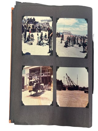 Vietnam War Era U.S. Army Engineer Unit at Oakland Army Base Multiracial Military Life Photo Album Early 1970s
