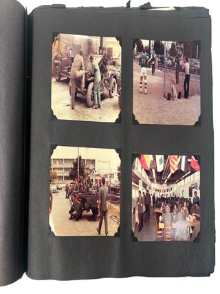 Vietnam War Era U.S. Army Engineer Unit at Oakland Army Base Multiracial Military Life Photo Album Early 1970s