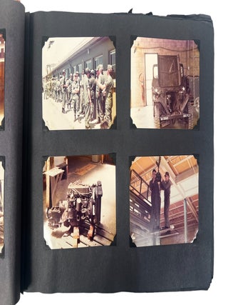 Vietnam War Era U.S. Army Engineer Unit at Oakland Army Base Multiracial Military Life Photo Album Early 1970s