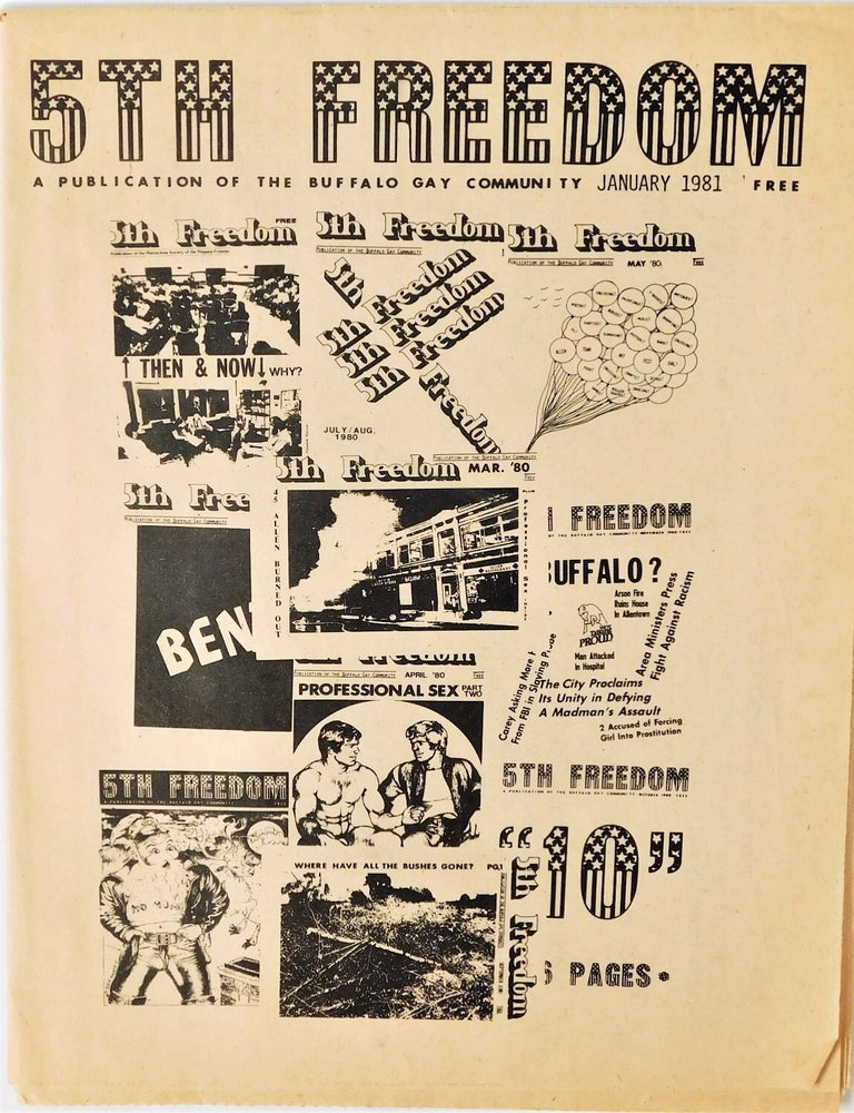 Item #19081 The Mattachine Society's Gay Interest Newspaper, The Fifth Freedom. Mattachine Society.