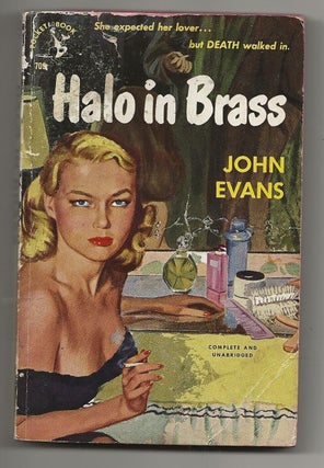 Early Lesbian Pulp Halo in Brass 1950. John Evans Lesbian Pulp.