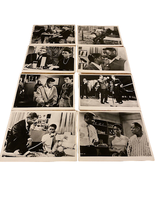 Item #19163 1960's Movie on Black Jazz Musicians: A Man Called Adam Photo Archive. Sammy Davis Jr...
