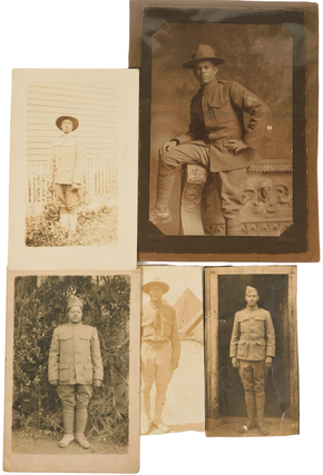 Item #19187 Photo Archive of African American Troops in WW.I Era. WWI Black Troops