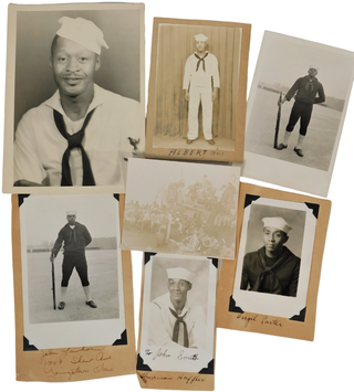 African American Navy Sailors Photo Archive during WWII Era. WWII Navy Black Troops.