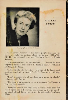 Strange Fruit by Lillian Smith, First Edition, 1944