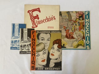 Item #19207 Archive from First American Drag Nightclub in San Francisco, Finocchio's. Finocchio's...
