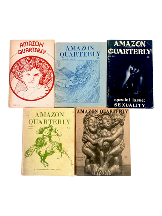 Lesbian Literary Magazine Archive, Amazon Quarterly 1973-1975. LGBTQ Magazine, Amazon Quarterly.