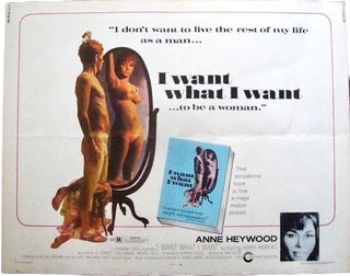 Early Transgender Movie Poster: "I don't want to live the rest of my life as a man...I want what. LGBTQ Film Poster Transgender.
