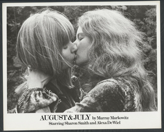 1973 Lesbian Film "August And July" Original Photo. LGBTQ Film, August.