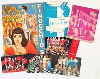 Item #19303 Archive from First American Drag Nightclub in San Francisco, Finocchio's. Finocchio's...