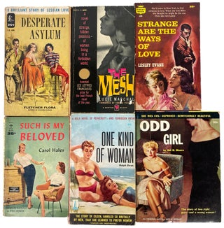 Item #19498 Collection of Six Early Lesbian Pulp Novels of the 1950's. Collection Lesbian Pulp