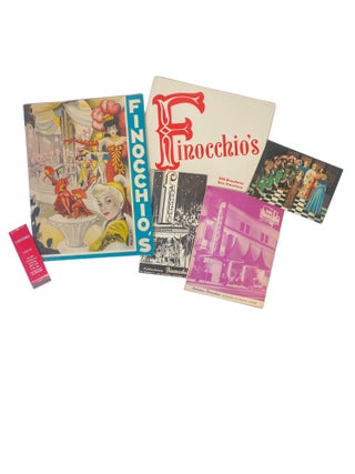 Item #19504 Archive from First American Drag Nightclub in San Francisco, Finocchio's. Finocchio's...