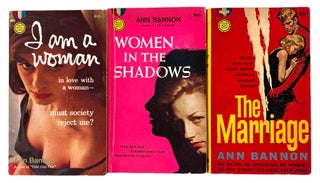 Item #19507 Ann Bannon First Edition Lesbian Pulp Collection: I Am a Woman in Love with a Woman,...