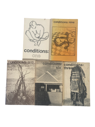Conditions Magazine Archive: A feminist magazine with an emphasis on writing by lesbians. Conditions Magazine LGBTQ.