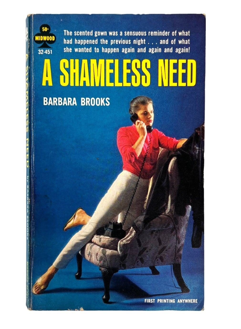 Early Lesbian Pulp Collection Of 2 Pulp Books By Barbara Brooks Taboo