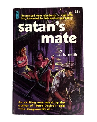 Early Lesbian Pulp Novel Satan's Mate by G. H. Smith, 1960. G. H. Smith Lesbian pulp.