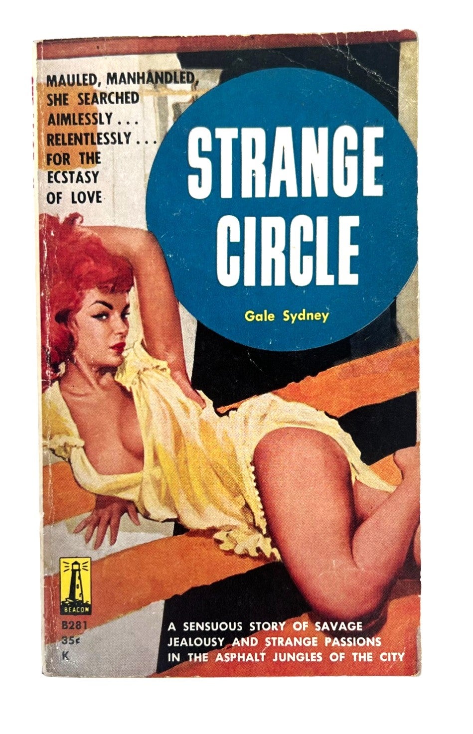 Early Lesbian Pulp Novel Strange Circle by Gale Sydney, 1959 | Gale Sydney  Lesbian Pulp