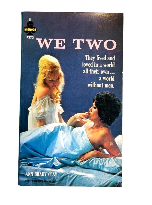 Early Lesbian Pulp Novel We Two By Ann Brady Clay Ann Brady Clay