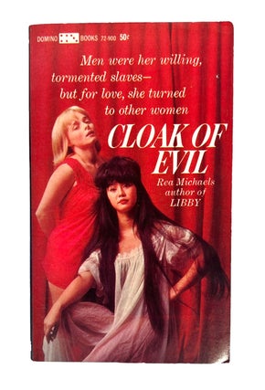 Early Lesbian Pulp Novel Cloak Of Evil by Rea Michaels. Rea Michaels Lesbian pulp.