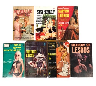 Item #19591 LGBTQ+ Literature Lesbian Pulp Paperback Collection 1960 to 1966 Early Mass Market...