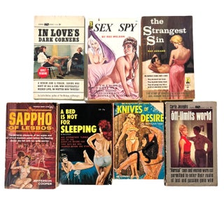 Item #19593 LGBTQ+ Literature Lesbian Pulp Paperback Collection 1961 to 1966 Early Mass Market...