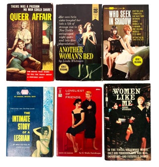 Item #19595 LGBTQ+ Literature Lesbian Pulp Paperback Collection 1955 to 1965 Early Formation of...