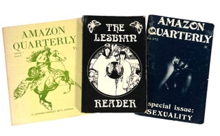 Item #19647 Lesbian Literary Magazine Archive, Amazon Quarterly 1973-1977. LGBTQ Magazine, Amazon...