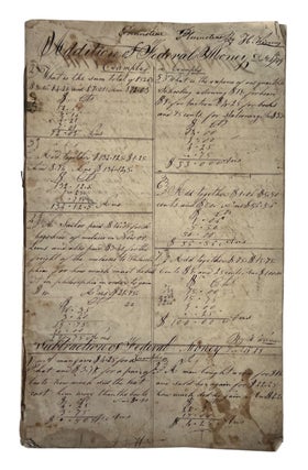Arithmetic Handwritten Notebook from Pennsylvania, 1849-50. Math, Education Science Notebook.