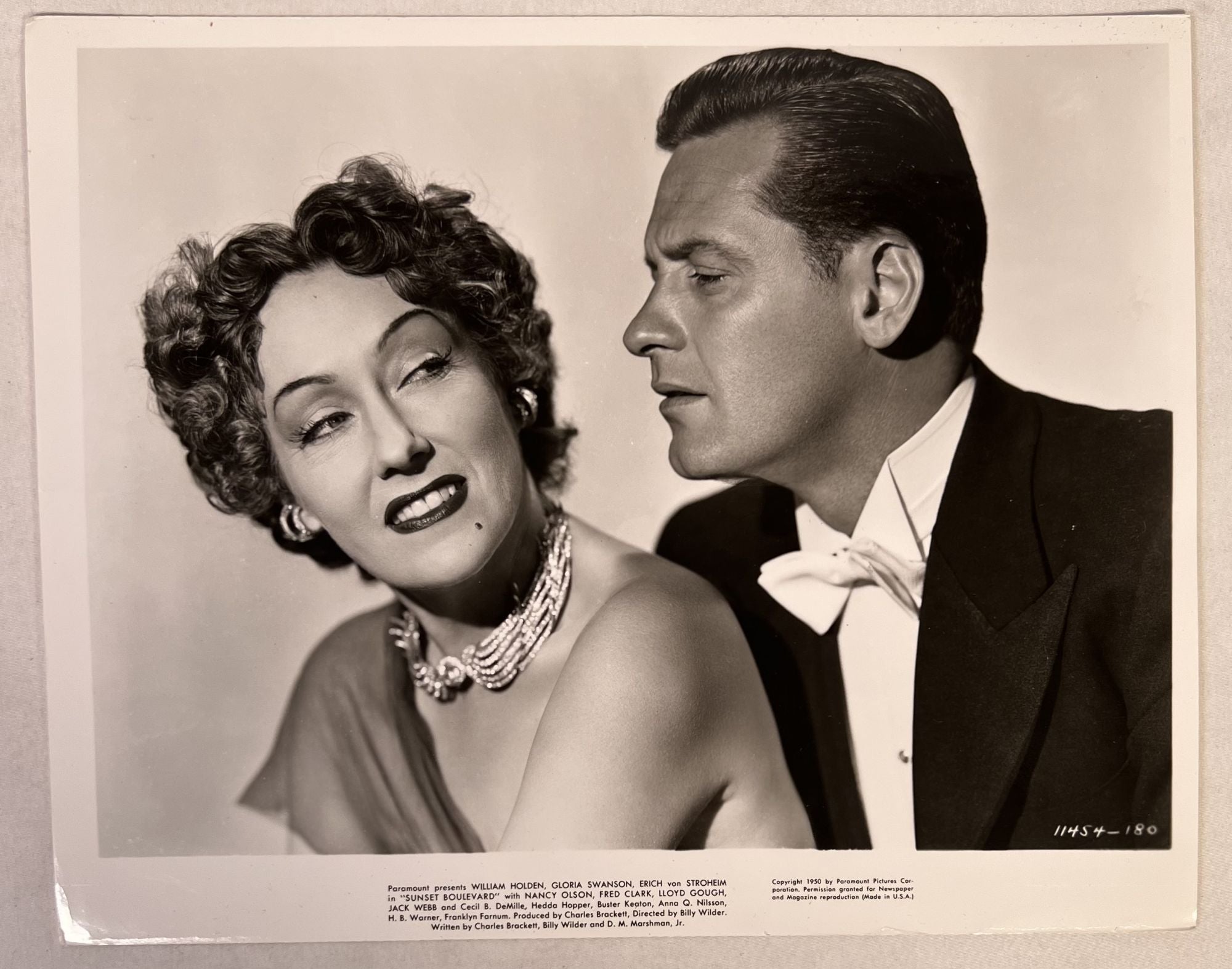 Sunset Boulevard, 1950, starring William Holden and Gloria Swanson ...