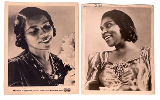 Marian Anderson Photo Archive: "The first African American singer to perform at the Metropolitan Opera"