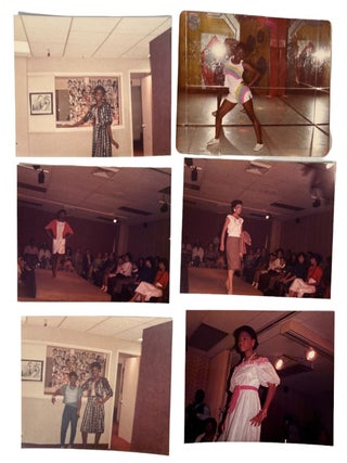 Color Photograph Archive of 1984 Runway Show Featuring Black Models and Backstage Scenes