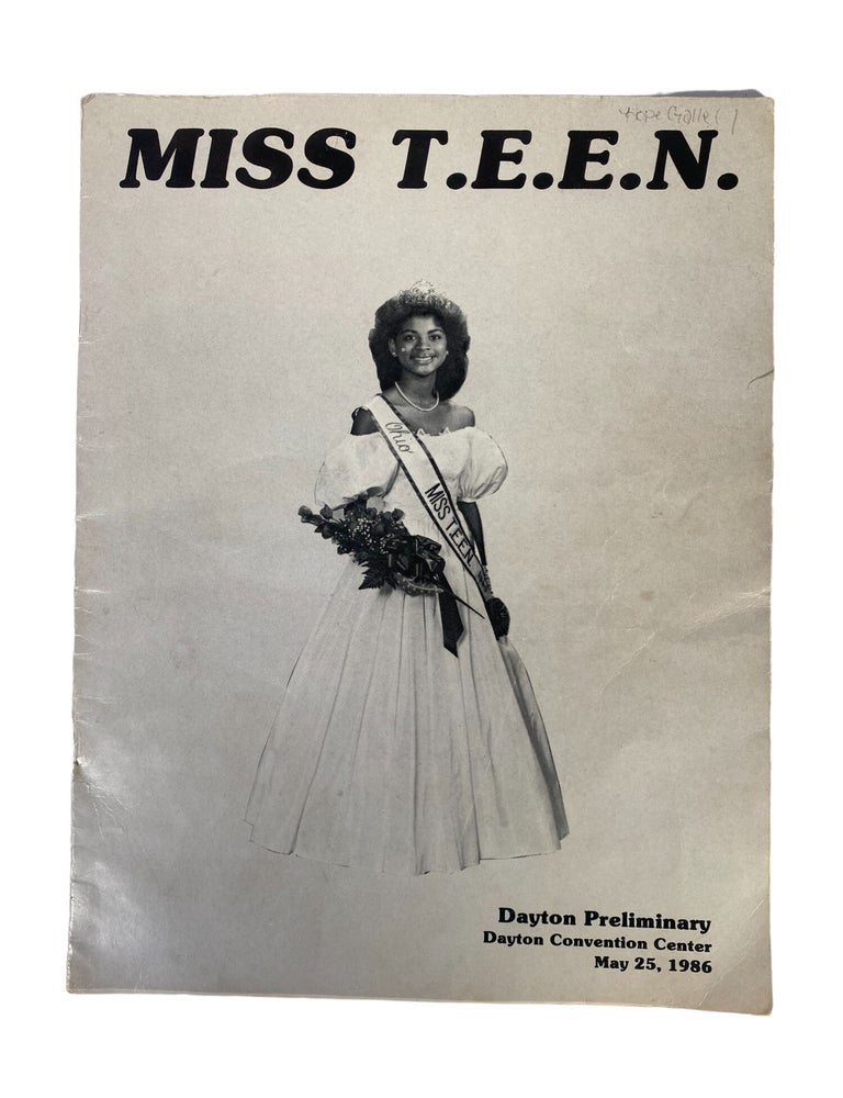 Item #19749 Miss T.E.E.N. Program Dayton, Ohio 1985. Miss T. E E. N. Black Pageants.