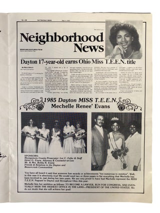 Miss T.E.E.N. Program Dayton, Ohio 1985