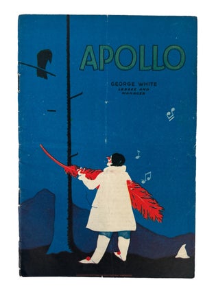 Item #19762 Apollo Theatre Original Playbill, 1929 "Harlem: An Episode of Life in New York's...