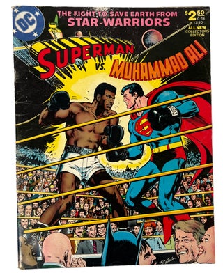 Superman vs. Muhammad Ali Collectors Edition large-format comic book, 1978. Superman Muhammad Ali.