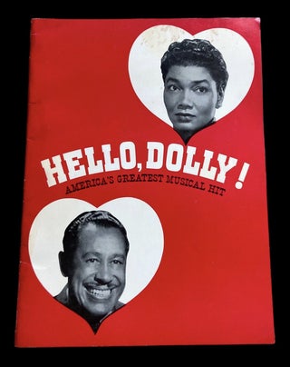 All-Black Cast Pearl Bailey and Cab Calloway's Hello Dolly! Original Play Program. Hello Dolly! Pearl Bailey.