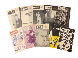 Item #19835 Early LGBTQ Archive of 'One Magazine' The Homosexual Viewpoint. 1961-1967. LGBTQ ONE...