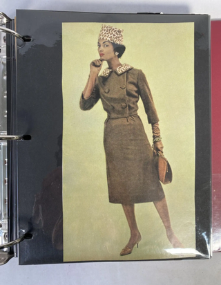 Black Models in Print, Couture, and Modeling School 1960's Binder Archive. Models Black Fashion.