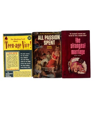 Item #19866 Early Collection Lesbian, and Bisexual Pulp Novels 1950's and 60s. Bisexual LGBTQ...