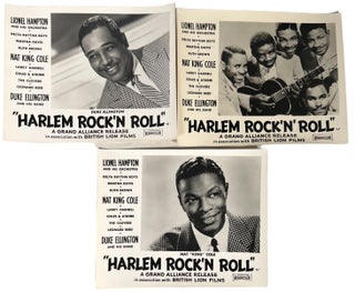 1955 All Black Cast: Harlem Rock'n Roll (Rock'n Roll Revue) Original Lobby Card Archive. Nat All Black Cast.