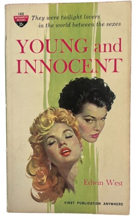 Early Lesbian Pulp Novel Young and Innocent, 1960. Edwin West LGBTQ Pulp.